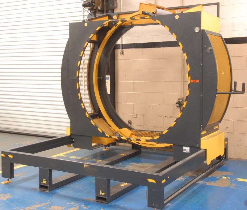 GALEWRAP G3201 YELLOW JACKET ORBITAL STRETCH WRAPPER S/N GH045914 (CI)