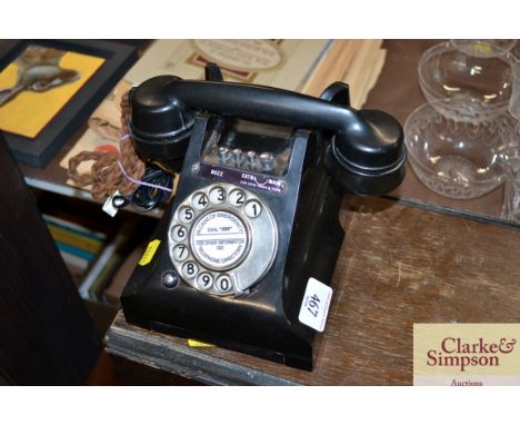 A vintage dial telephone 