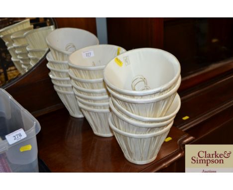 A collection of lamp shades 