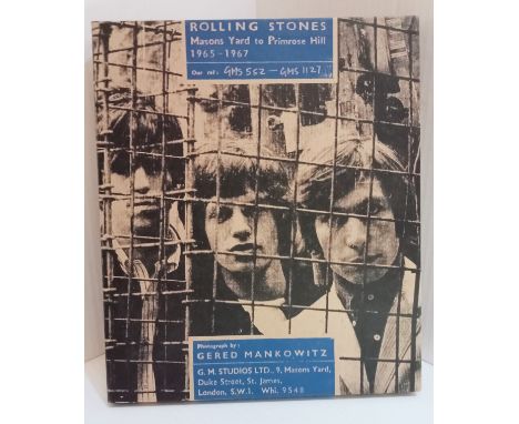 Rolling Stones Mansons Yard to Primrose Hill by Gered Mankowitz Genesis Publications no 963/1750 signed and numbered

 