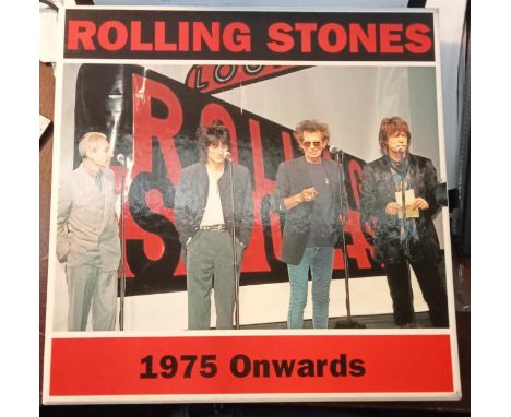 Rolling Stones 1975 Onwards box by Vinyl Experience includes two Rolling Stones Promotional CD’s

 