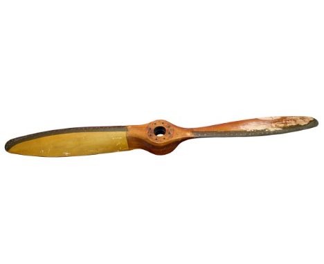 1930s propeller for a de Havilland Gipsy Major engine as fitted to the de Havilland Tiger Moth, the centre with eight mountin