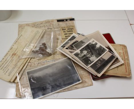 First World War Service Records for The Royal Navy, named to - Leonard George Frederick Thomas, together with related photogr