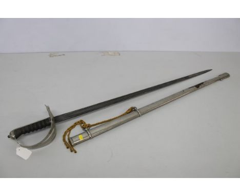 Early 1950s scarce Elizabeth II Scots Guards Officers' Special pattern sword by Henry Wilkinson (By Appointment to The Late K