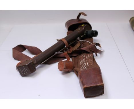 Rare First World War British Officers' trench periscope by Rayner & Keeler Ltd., with 95% of original mud-brown painted finis