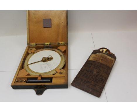 Second World War Sun compass (Howard Pattern) Mk II, in box and lot eye shields in packaging