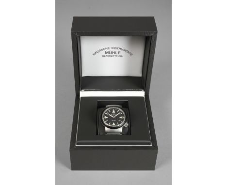 Mühle Glashütte S.A.R. Rescue-Timerum 2018, gemarkt Nautische Instrumente Mühle Glashütte/Sa., Ref. M1-41-03, schweres rundes