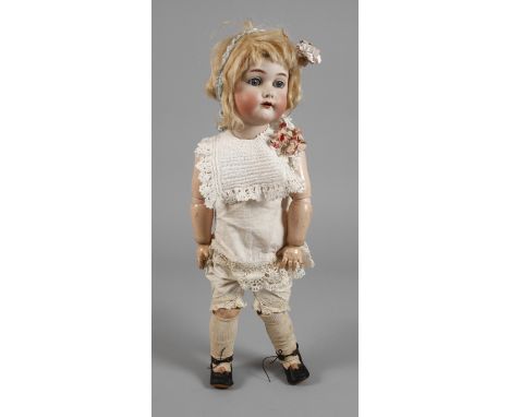 Simon &amp;amp; Halbig große Porzellankopfpuppe für Kämmer &amp;amp; Reinhardt, Mädchen, um 1910, gemarkt K Stern R, Simon &a