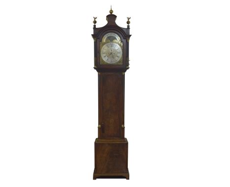 John Grindall, Dumfries, circa 1889 longcase clock John Grindall, Dumfries, circa 1889 longcase clock, 8-day two train moveme