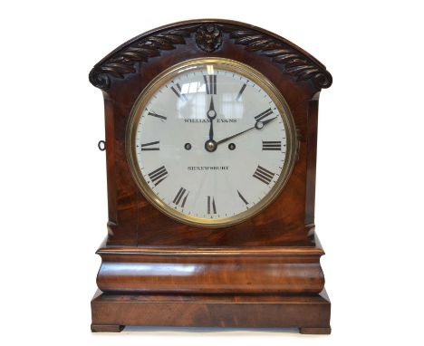 William Evans, Shrewsbury, Double Fusee Bracket Clock Mid 19th century bracket clock by William Evans, Shrewsbury, double fus