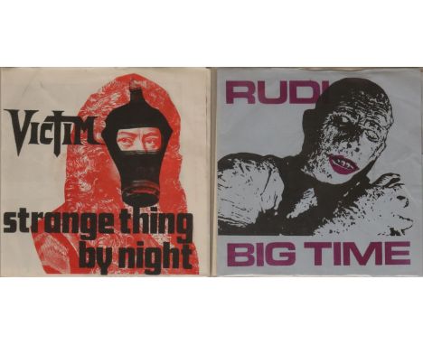 RUDI/VICTIM - BIG TIME/STRANGE THING BY NIGHT. Delightful bundle of the first 2 releases on the iconic Good Vibrations record