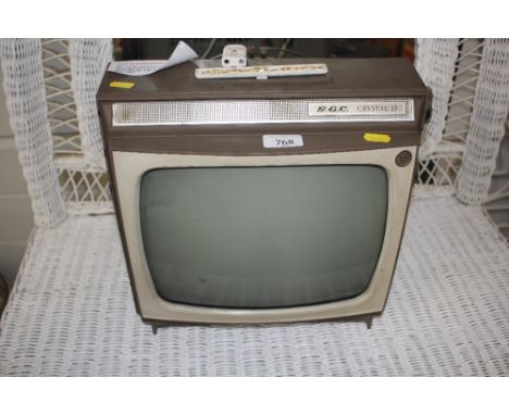 A vintage GEC Crystal 13 Bakelite television - sold as collector's item