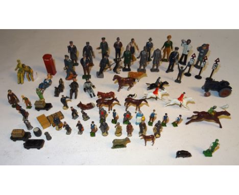 Small scale figures, Lilliput and others Gauges 0 to 00 including Kew, Taylor and Barrett, Dinkey etc. a few in plastic and a