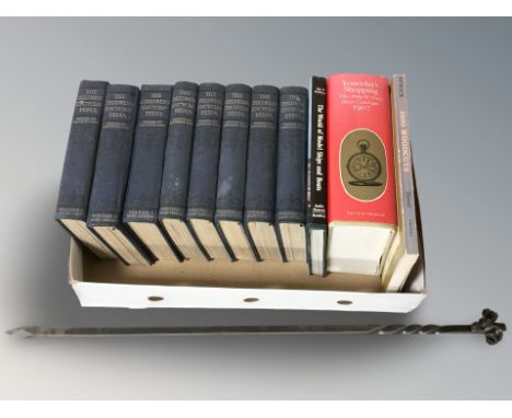 Eight volumes 'The Children's Encyclopedia', edited by Arthur Mee, together with several further volumes relating to woodcuts