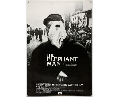 The Elephant Man (1980), British 1 Sheet, 40 x 27, rolled, printed by W. E. Berry  Director David Lynch Stars Anthony Hopkins