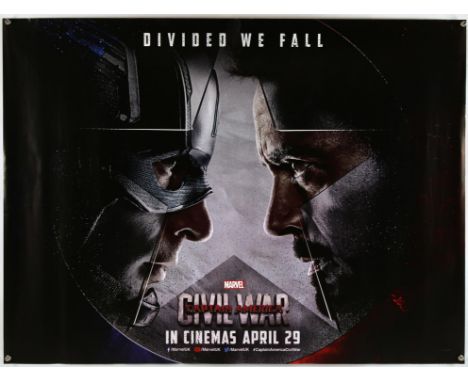 Captain America Civil War (2016), British Quad, teaser, 40 x 30 inches, rolled Director Anthony Russo, Joe Russo Stars Chris 
