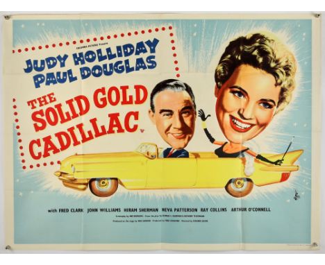 The Solid Gold Cadillac (1956), British Quad, 40 x 30 inches, folded, printed by Haycock Press Limited  Director Richard Quin