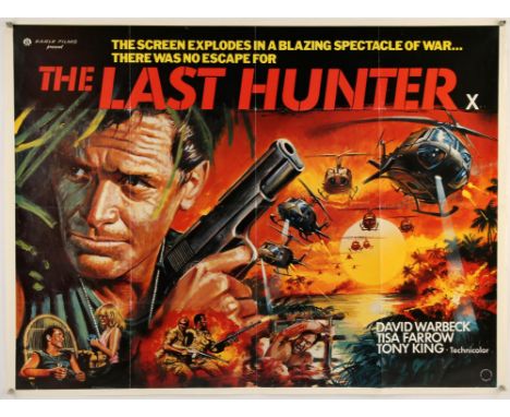 The Last Hunter (1980) British Quad, 40 x 30 inches, folded, Tom Chantrell artwork Director Antonio Margheriti Stars David Wa