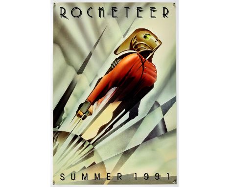 Rocketeer (1991), US 1 Sheet, Teaser, 40 x 27 inches, rolled Director Joe Johnston Stars Billy Campbell, Jennifer Connelly Co