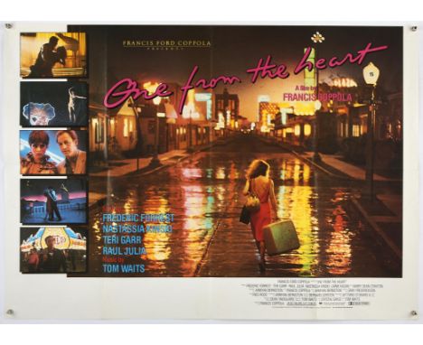 One From The Heart (1981), 40 x 28.5 inches, folded, trimmed  Director Francis Coppola Stars Frederic Forrest, Nastassia Kins