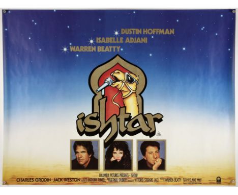 Lot Of 4 British Quads Ishtar (1987), British Quad, 40 x 30 inches, rolled Director Elaine May Stars Warren Beatty Dustin Hof