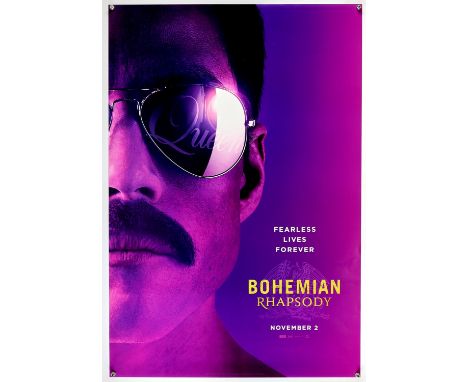 Bohemian Rhapsody (2018), US 1 Sheet, Teaser, Style A, 40 x 27 inches, rolled Director Bryan Singer Stars Rami Malek, Lucy Bo