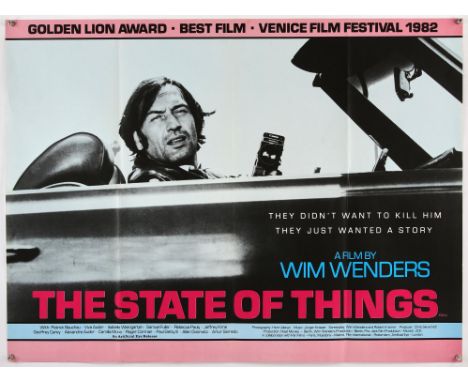 The State Of Things (1982), British Quad, 40 x 30 inches, folded Director Wim Wenders  Stars Patrick Pauchau, Viva Auder  Con