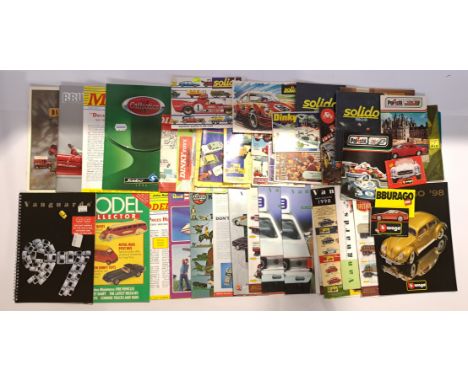 Lledo, Bburago &amp; Similar, a Collection of Toy Catalogues. Includes Vangaurds, Brumm, Rio with others. Although unchecked 