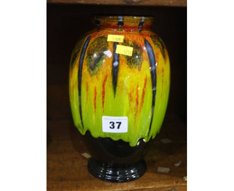 Poole pottery vase