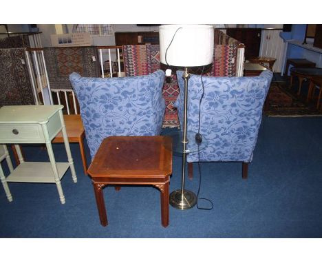 Occasional table and a lamp