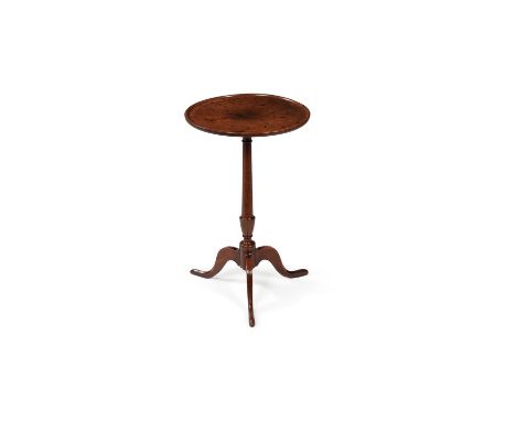 A George III oak tripod table, late 18th century, 70cm high, the top 42cm diameterCondition Report: Marks, scratches and abra