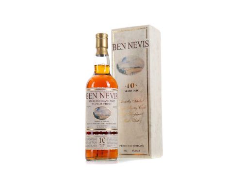 BEN NEVIS 1992 10 YEAR OLD SINGLE CASK #2613 HIGHLAND SINGLE MALT  Ben Nevis distillery, located at the foot of the UK’s high