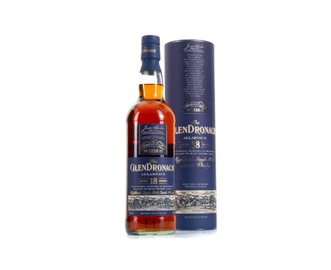 GLENDRONACH 18 YEAR OLD ALLARDICE HIGHLAND SINGLE MALT  Thanks to its rich, weighty spirit and penchant for sherry cask matur