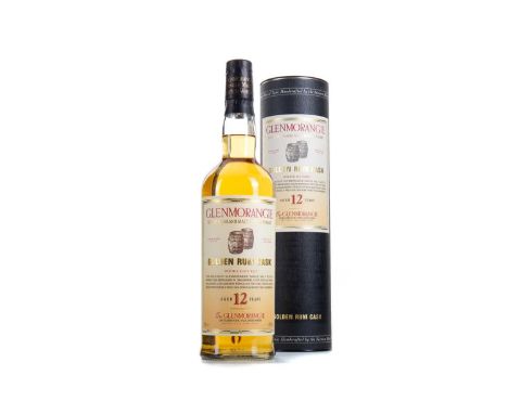 GLENMORANGIE 12 YEAR OLD GOLDEN RUM CASK HIGHLAND SINGLE MALT  Famous for their unique stills, each as tall as an adult giraf