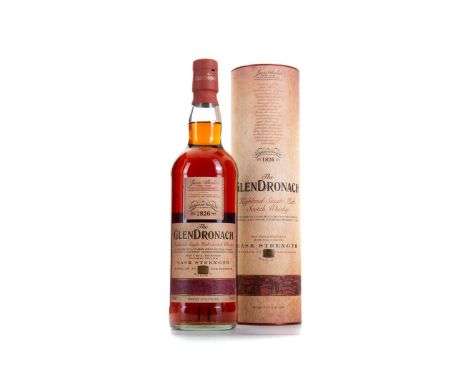 GLENDRONACH CASK STRENGTH BATCH #1 HIGHLAND SINGLE MALT  Thanks to its rich, weighty spirit and penchant for sherry cask matu