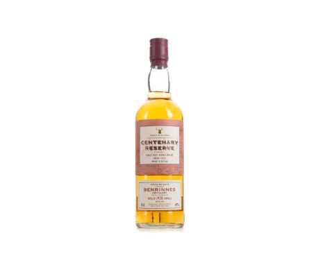 BENRINNES 1978 GORDON & MACPHAIL CENTENARY RESERVE SPEYSIDE SINGLE MALT  Despite churning out 3.5 million litres of spirit ev