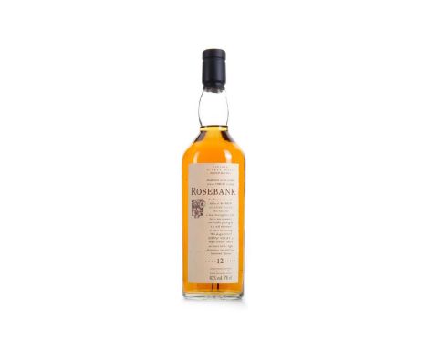 ROSEBANK 12 YEAR OLD FLORA & FAUNA LOWLAND SINGLE MALT  Pride of the Lowlands, Rosebank is making a comeback after more than 