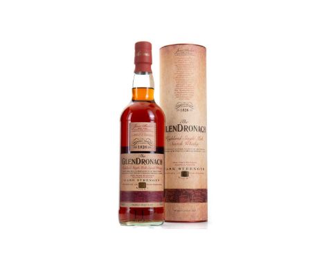 GLENDRONACH CASK STRENGTH BATCH #1 HIGHLAND SINGLE MALT  Thanks to its rich, weighty spirit and penchant for sherry cask matu