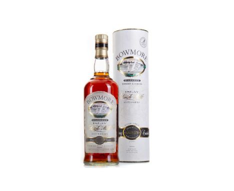 BOWMORE DARKEST ISLAY SINGLE MALT  Sat on the picturesque shore of Loch Indaal, Bowmore is a distillery steeped in mythology 