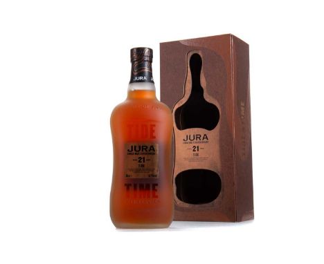 JURA 21 YEAR OLD TIDE ISLAND SINGLE MALT  With deer outnumbering people by around 25 to 1, it’s surprising the isle of Jura c