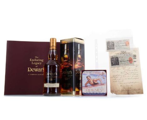 DEWAR'S 12 YEAR OLD SPECIAL RESERVE 50CL AND THE ENDURING LEGACY OF DEWAR'S BOOK INCLUDING VINTAGE RECIEPTS FROM THE EARLY 20
