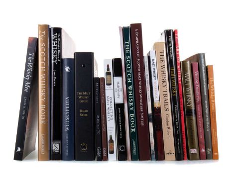 21 ASSORTED WHISKY BOOKS INCLUDING MALT WHISKY BY CHARLES MACLEAN  Also including:'The Malt Whisky Men' by Gavin D. Smith'The