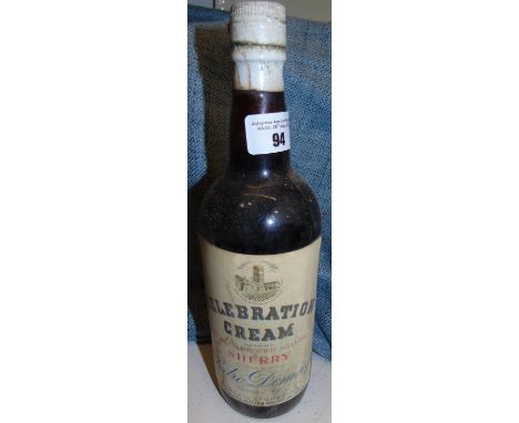 Celebration Cream Sherry. Shipped by Bagots Hutton and Kinahan, Dublin.