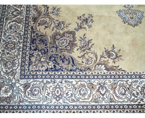 An Early 20th Century Mustard Ground Carpet with Multi Borders.