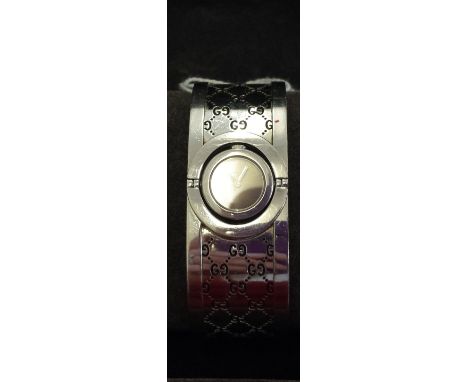 A Ladies Boxed Gucci Bangle Watch.