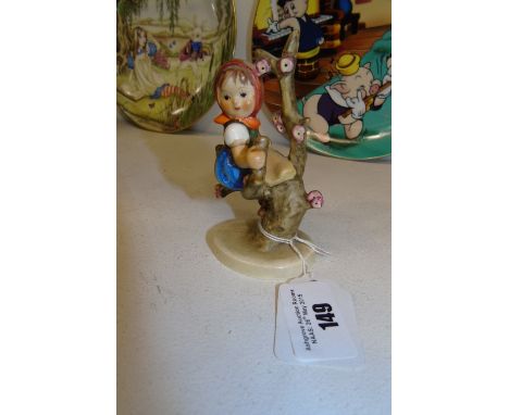 A Goebel/Hummel Figure - Girl on Branch.