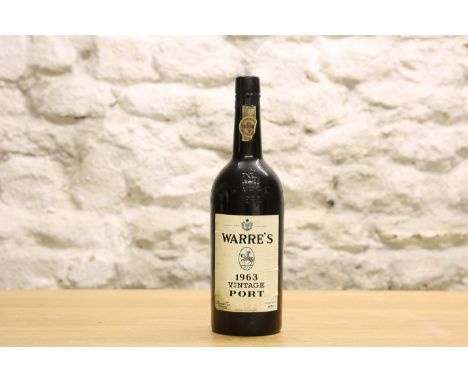 1 BOTTLE WARRE'S VINTAGE PORT 1963 (VTS).