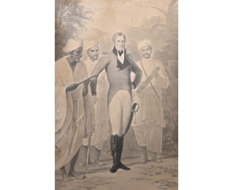 A GROUP OF TEN 18TH CENTURY ENGRAVINGS, including three by Bartolozzi; "Colonel Colin Mackenzie, Surveyor General of all Indi
