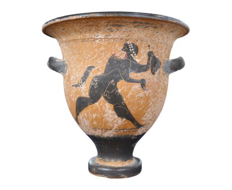 An Ancient Greek? bell krater, 21cm high. Condition - fair to good