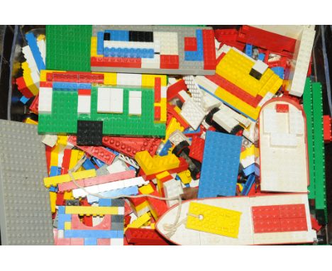 Box of vintage Lego 